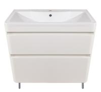 Комплект мебели Атлантика 90 Люкс напольная, антискрейч белый Style Line фото в интернет-магазине Русалия