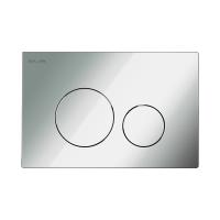 I049051 Pro L, клавиша для инсталляции пневматическая, пластик, глянцевый хром фото в интернет-магазине Русалия