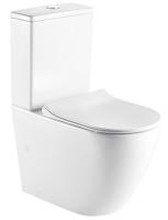 Унитаз безободковый AZ-2141 Grado с сиденьем микролифт Azario фото в интернет-магазине Русалия