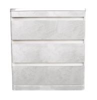 Тумба с раковиной Атлантика 80 Люкс напольная 3 ящика, бетон крем Style Line фото в интернет-магазине Русалия