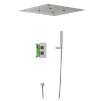 Душевая система встроенная с термостатом Timo Petruma никель (SX-5029/13SM) фото в интернет-магазине Русалия