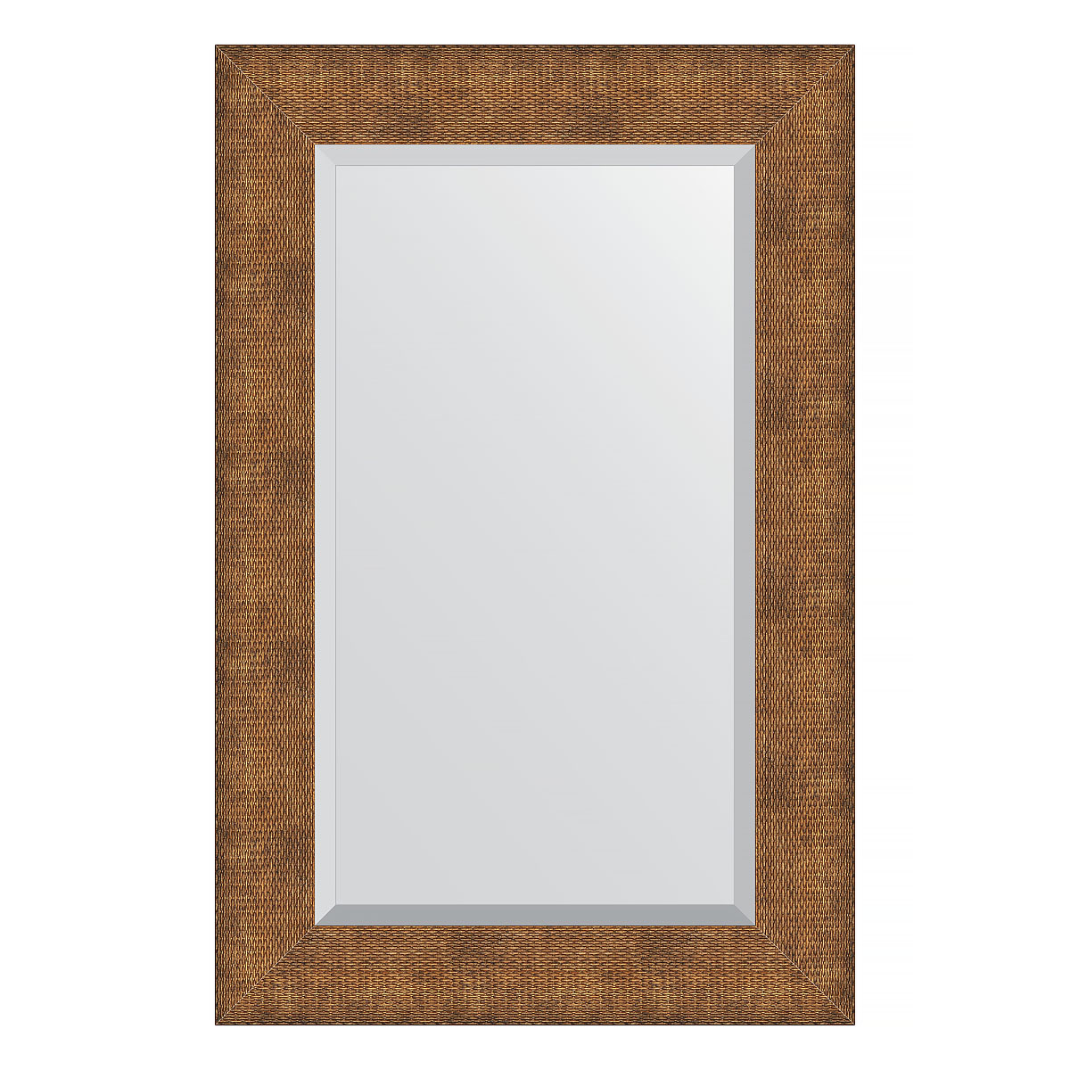 Зеркало настенное с фацетом EVOFORM в багетной раме медная кольчуга, 57х87 см, BY 3946