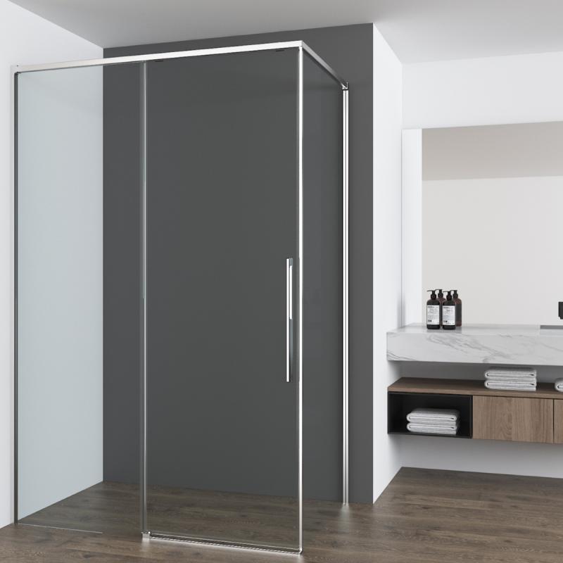 Душевой уголок Ultima VSR-7UL9014CL, 1400*900, хром, стекло прозрачное Vincea