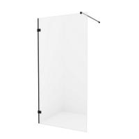 Душевое ограждение NEW TRENDY AVEXA BLACK 140x200 EXK-1973 (черный) фото в интернет-магазине Русалия