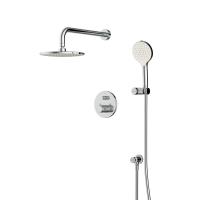 FT85A1RH10 X-Joy, набор: см-ль д/душа с ТМС, верхний душ 220 мм, ручн. душ, хром AM.PM фото в интернет-магазине Русалия