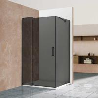 Душевой уголок Extra VSR-1E901090CGB, 900/1000*900, черный, стекло тонированное Vincea фото в интернет-магазине Русалия