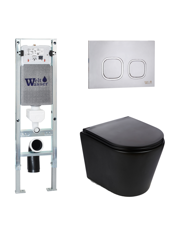 Комплект AMBERG 350 ST + SALZBACH 043 MT-BL + AMBERG RD-MT CR WeltWasser