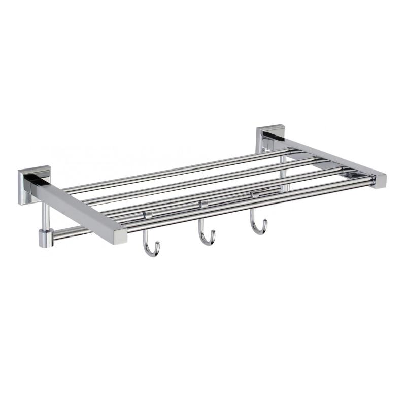 Полка для полотенец Savol S-409544, хром