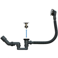 Слив-перелив для ванны клик-клак DU-OV фото в интернет-магазине Русалия