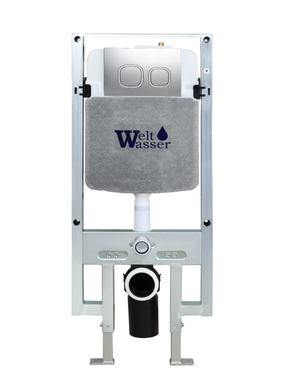 AMBERG 497 ST CR Инсталляция для унитаза. Хром кнопка WeltWasser