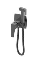 Смеситель с гигиеническим душем встраиваемый WONZON & WOGHAND FLEX, Темный графит (WW-88829072-BGM) фото в интернет-магазине Русалия
