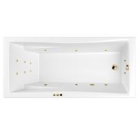 Гидромассажная ванна WHITECROSS Palace 180x80 "SMART" (золото) 0104.180080.100.SMART.GL фото в интернет-магазине Русалия
