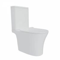 Унитаз-компакт безободковый с сиденьем микролифт Rim SH0810 SHRUDERS фото в интернет-магазине Русалия