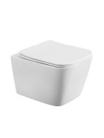 Унитаз подвесной безободковый KRAFT-TOR BB7106CH-TOR/SC Торнадо с сиденьем-микролифт Belbagno фото в интернет-магазине Русалия