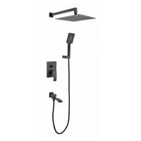 Душевая система встраиваемая Grocenberg GB5007BL, черный фото в интернет-магазине Русалия