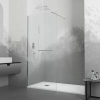 Душевая перегородка RGW WA-040 1200, стекло прозрачное, профиль хром фото в интернет-магазине Русалия