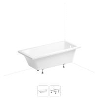 Акриловая ванна 202010523 FreeDom 180х85х50 в наборе 2 в 1: встраиваемая ванна, металлические ножки Wellsee фото в интернет-магазине Русалия