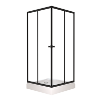 Душевой уголок "Вента-Блэк" 80х80, квадрат, низ. подд. (2 места+сифонD90мм) Тритон Щ0000057853 фото в интернет-магазине Русалия