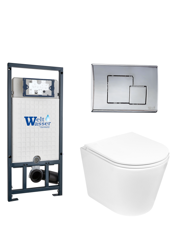 Комплект MARBERG 507 + SALZBACH 043 GL-WT + MAR 507 SE-CR WeltWasser