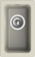 RIVELATO Мойка BERKANA 25 подст.монтаж 1-чаш 305*455 topazio арт. фото в интернет-магазине Русалия