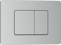 INOX-C Клавиша смыва 246 х 165 мм, хром матовый, нержавеющая сталь IBERICA BLANCA фото в интернет-магазине Русалия