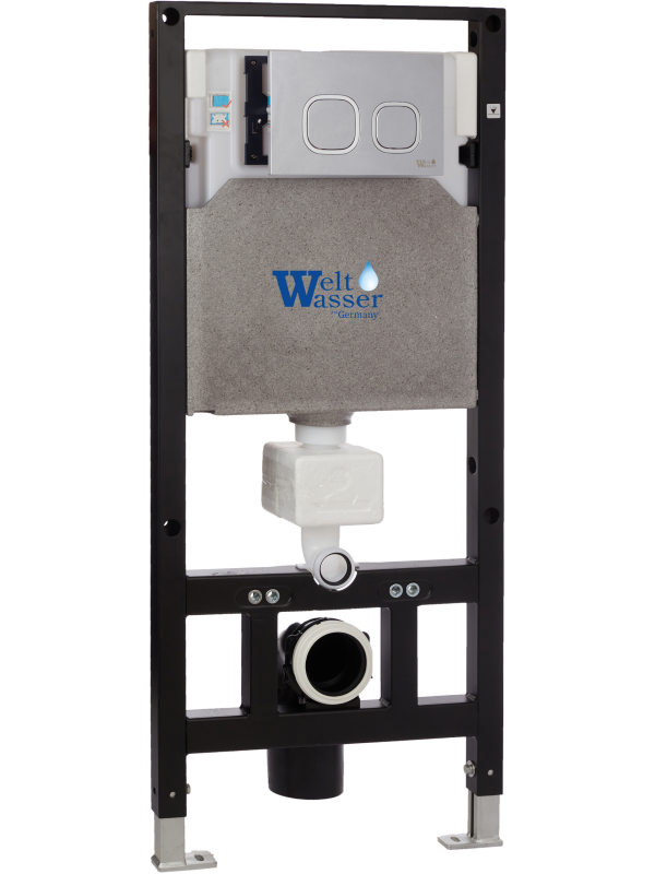 AMBERG 506 MT-CR Инсталляция для унитаза. Матовый хром кнопка WeltWasser