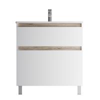 M85AFSX0802WG X-Joy, База под раковину, напольная, 80 см, 2 ящика, белый глянец Am.Pm фото в интернет-магазине Русалия