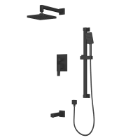 Встроенная душевая система RUSH Thira (TR3635-60Black) фото в интернет-магазине Русалия