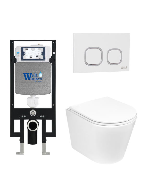 Комплект AMBERG 497 + SALZBACH 043 GL-WT + AMBERG RD-WT WeltWasser