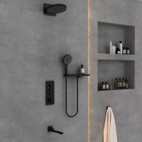 Душевой комплект VSFW-433TI2RMB встраиваемый, черный Vincea фото в интернет-магазине Русалия