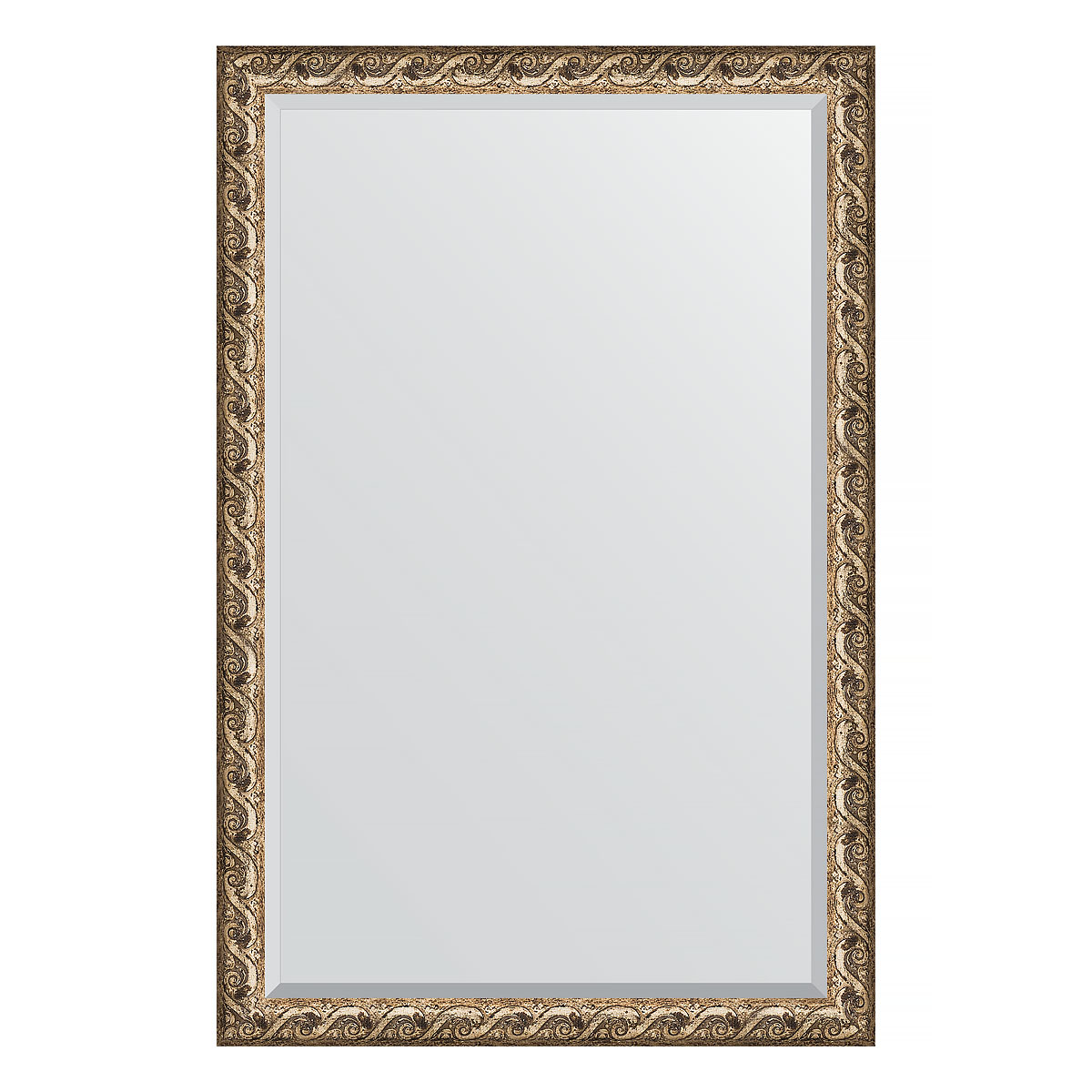 Зеркало настенное с фацетом EVOFORM в багетной раме фреска, 116х176 см, BY 1319