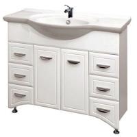 Тумба Дрея 105 с раковиной Kirovit Классик 105 Misty фото в интернет-магазине Русалия