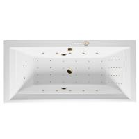 Гидромассажная ванна EXCELLENT Crown Grand 190x90 "NANO" (золото) WAEX.CRG19.NANO.GL фото в интернет-магазине Русалия