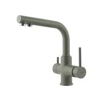 Смеситель для кухни Lemark COMFORT с подключением к фильтру питьевой воды, цвет: серый шёлк (LM3061PGS) фото в интернет-магазине Русалия