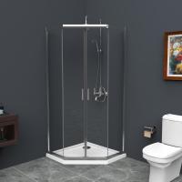 Душевой уголок BelBagno UNO-195-P-2-90-C-Cr 90х90 см, профиль хром, стекло - прозрачное фото в интернет-магазине Русалия