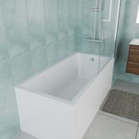 Ванна акриловая Vincea VBT-2G150-LG с ножками 1500*700*470, пристенная, цвет белый фото в интернет-магазине Русалия