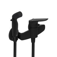 778000300 Jupiter смеситель с гигиеническим душем, чёрный Damixa фото в интернет-магазине Русалия
