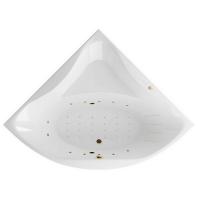 Гидромассажная ванна EXCELLENT Glamour 150x150 "NANO" (золото) WAEX.GLA15.NANO.GL фото в интернет-магазине Русалия