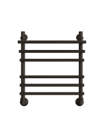 Полотенцесушитель ДВИН F Primo 60/50 Водяной 1"-3/4"-1/2" К3 Чёрный матовый 4627166897570 фото в интернет-магазине Русалия