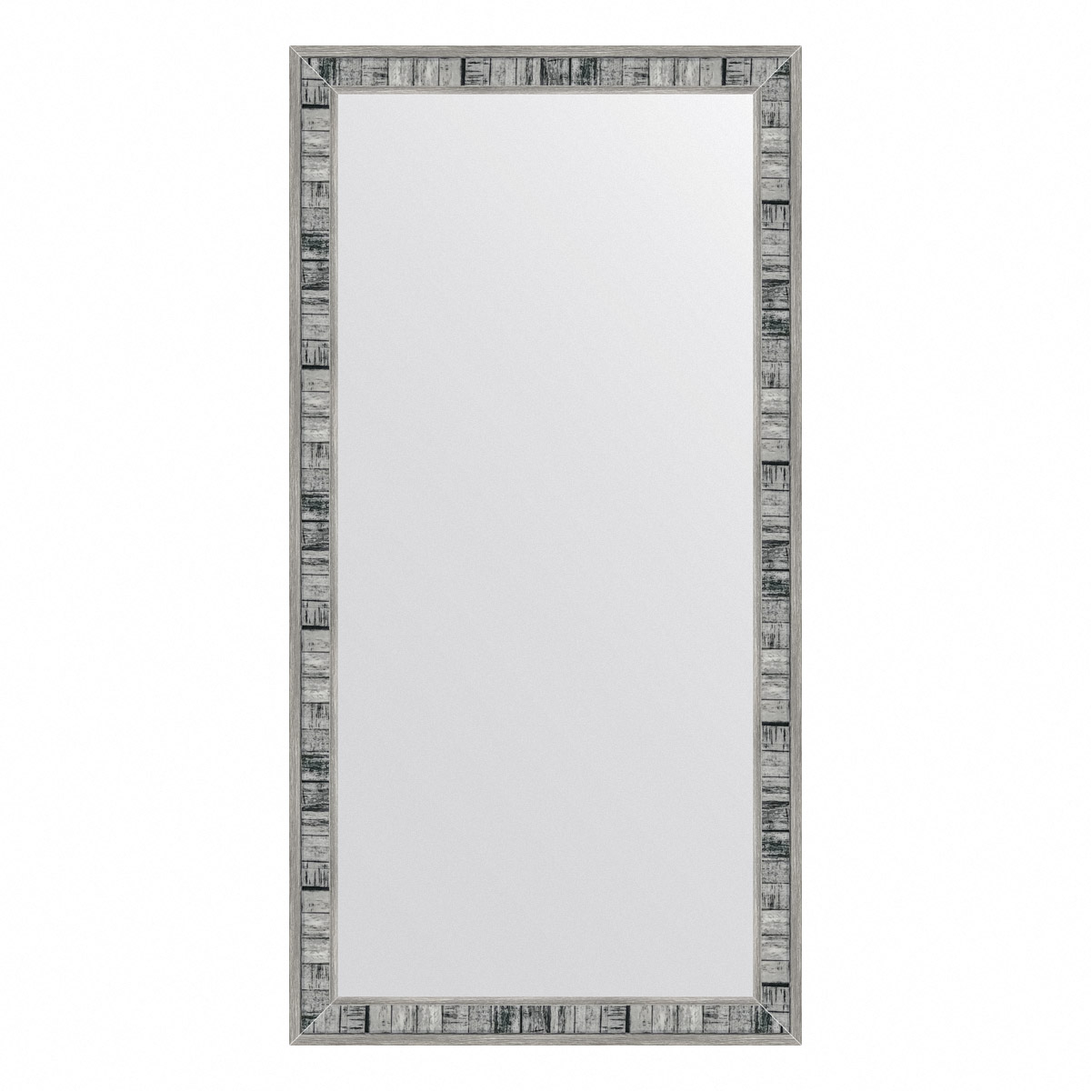 Зеркало настенное  EVOFORM в багетной раме состаренное дерево, 52х102 см, BY 7493