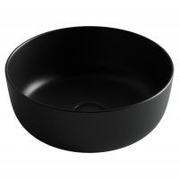 Раковина накладная круглая 356*356*135, цвет черный матовый CN6073MB Ceramica Nova фото в интернет-магазине Русалия