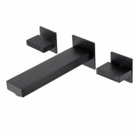 Смеситель ABBER Daheim AF82122B для раковины скрытого монтажа, черный матовый фото в интернет-магазине Русалия