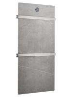 Полотенцесушитель электрический с каменной плитой Серый мрамор WONZON & WOGHAND STUTTGART, Темный графит (WW-A502-GM) фото в интернет-магазине Русалия