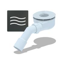 Сифон для душевых поддонов RGW E351C-01 90 мм графит, волна фото в интернет-магазине Русалия