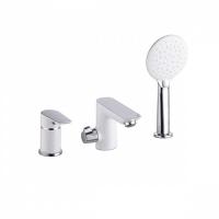 Смеситель на борт ванны IDDIS Cloud на 3 отверстия с керамическим дивертором (CLOSB30i07) фото в интернет-магазине Русалия