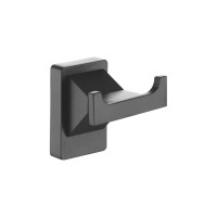 Крючок для ванной комнаты двойной Rose RG1621H, черный фото в интернет-магазине Русалия