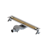 Душевой лоток B&T INFINITY 60см, нерж.сталь ЗОЛОТО 981-60-G Boheme фото в интернет-магазине Русалия