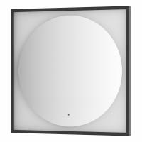 Зеркало  в багетной раме с LED-подсветкой настенное ECLIPSE DEFESTO 80x80 см, DF 2223R фото в интернет-магазине Русалия