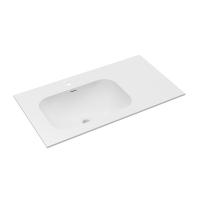 Раковина Elise VCB-4EL100MW-L, Corian левая, цвет белый матовый Vincea фото в интернет-магазине Русалия