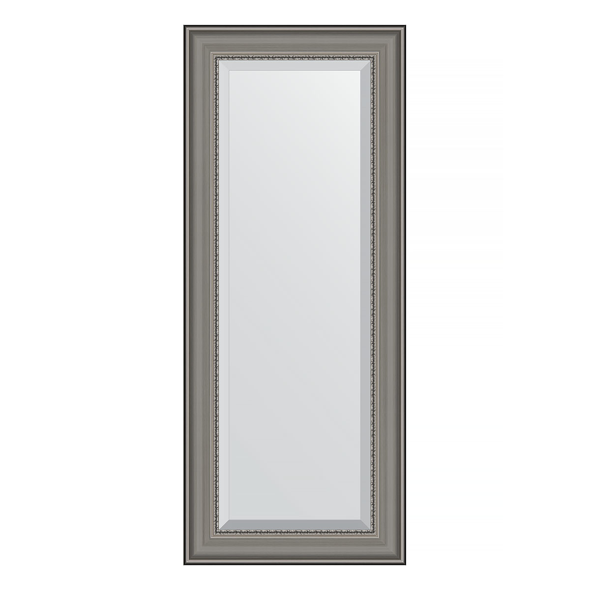Зеркало настенное с фацетом EVOFORM в багетной раме хамелеон, 56х136 см, BY 1255
